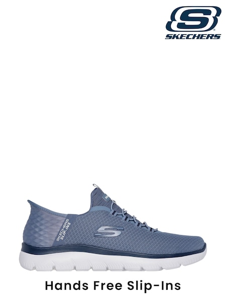 Skechers Light Blue Summits High Range Trainers (AB5011) | ₪372