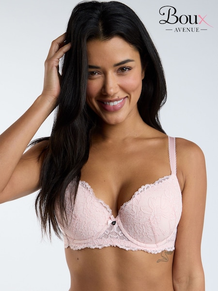 Vaaleanpunainen - Boux Avenue Billie Lace Pehmustettu parveke Rintaliivit (AB5130) | €47
