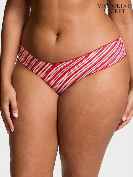 Victoria's Secret Candy Cane Stripe Red Cheeky Knickers (AB5215) | €10.50