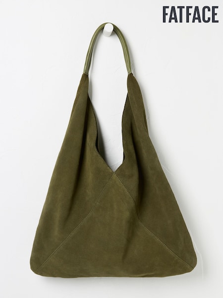 FatFace Khaki Green Shoulder Tote Bag (AB5219) | €105