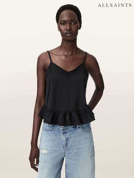 שחור - Allsaints Georgia Camisole