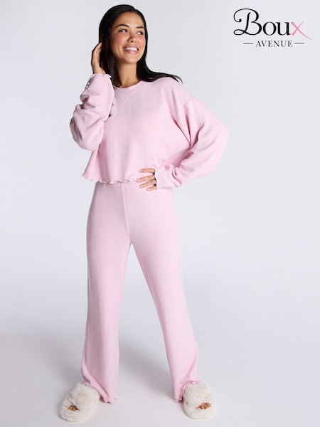 Boux Avenue Fleece Cosy Long Pyjamas Set (AB5228) | AED160