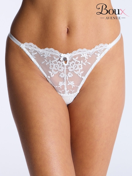 Boux Avenue Evie Tanga White Briefs (AB5245) | ₪91