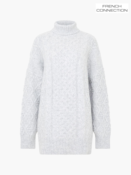 French Connection Makira Roll Neck Jumper (AB5314) | 322 LEI