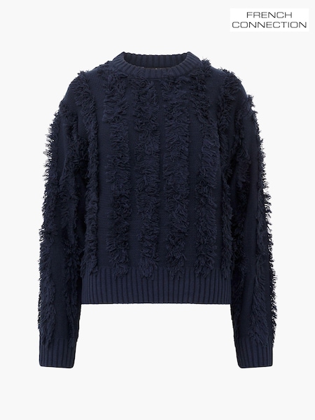 French Connection Malika Fringed Jumper (AB5330) | 322 LEI