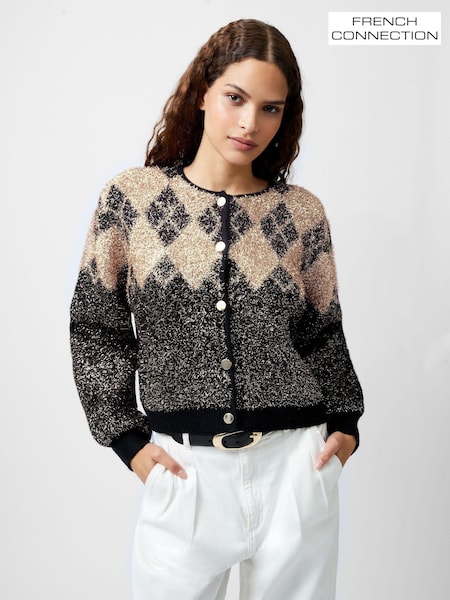 French Connection Long Sleeve Mavis Cardigan (AB5350) | 350 LEI
