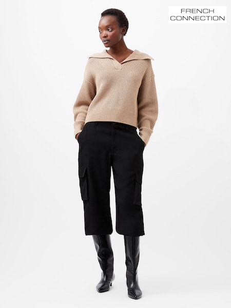 French Connection Joss Collared Knit Jumper (AB5366) | 322 LEI