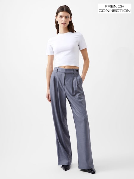 French Connection Grey Fiorella Pinstripe Trousers (AB5436) | 4,746 UAH