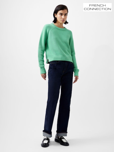 French Connection 100% Cotton Lily Mozart Crew Neck Jumper (AB5442) | 365 LEI