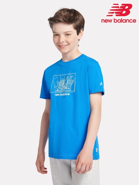 New Balance Boys 100% Cotton 574 Motion T-Shirt (AB5507) | ‏116 د.إ.‏ - ‏ 140‏ د.إ.