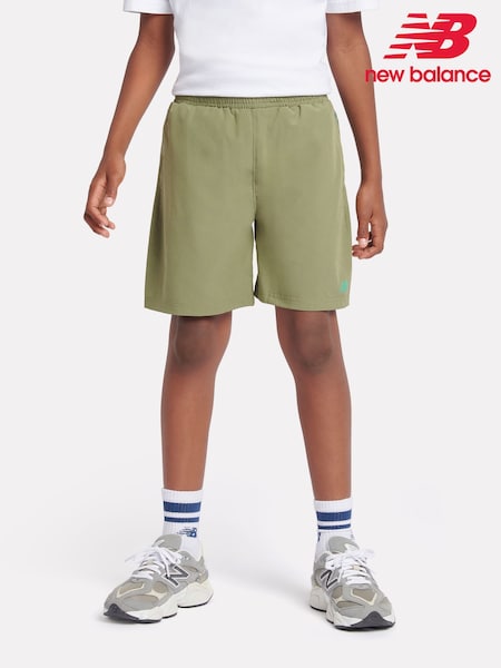 New Balance Green Boys AOP Run Shorts (AB5533) | €64 - €77