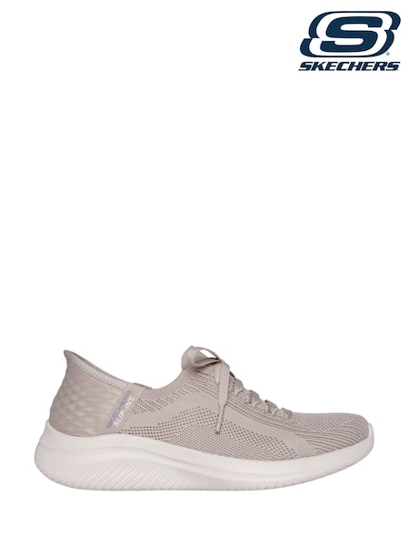 Skechers Taupe Slip-ins: Ultra Flex 3.0 Brilliant Trainers (AB5560) | R$ 880