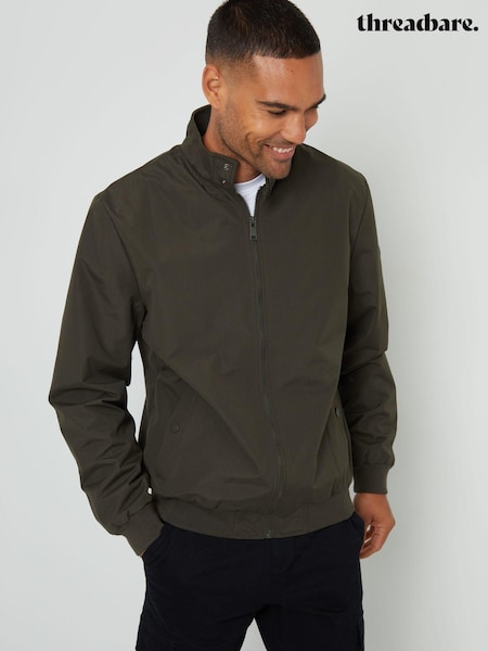 Verde - Jachetă impermeabilă Threadbare Harrington (AB5694) | 161 LEI