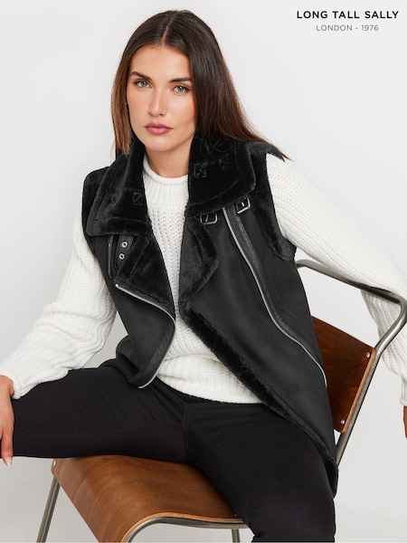 Long Tall Sally Aviator Gilet (AB5721) | €93