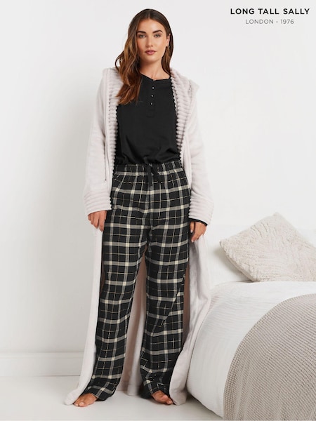 Long Tall Sally Long Sleeve Placket 100% Cotton Pyjamas Top (AB5751) | 26 €