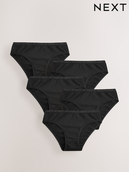 Negro - Bikini Briefs 5 Pack (5-16yrs) (AB5755) | 8 € - 14 €