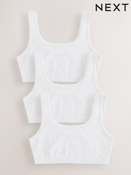 Weiß - Scoop Crop Top (5-16yrs) (AB5791) | 11 € - 16 €