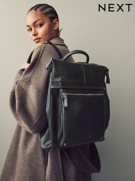 Čierna - Messenger Style Backpack (AB5814) | €42
