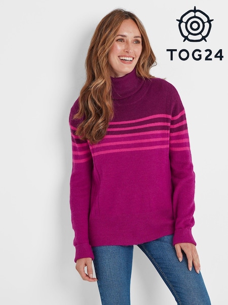 Tog 24 Purple Womens Jesmin Knitted Jumper (AB5983) | 2,944 UAH