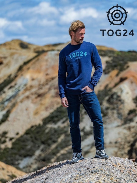 Tog 24 Blue Mens Hawnby Marine Sweatshirt (AB5986) | R$ 395