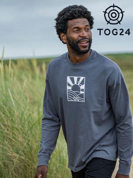 Tog 24 Grey Mens Maunder 100% Cotton Top (AB5989) | R$ 295