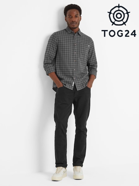 Tog 24 Maynard Mens Long Sleeves 100% Cotton Shirt (AB6004) | 234 LEI
