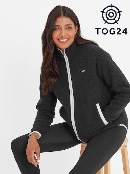 Tog 24 Black Womens Leving Sherpa Jacket (AB6037) | €27