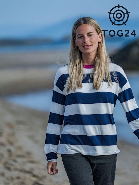 Tog 24 Womens Jerry Long Sleeve Starry Night 100% Cotton T-Shirt (AB6039) | 156 LEI