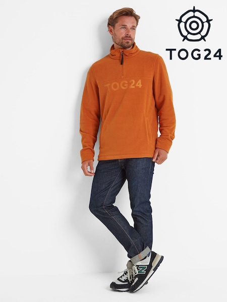 Tog 24 Orange Mens Brandon Quarter Zip Fleece (AB6129) | R$ 345