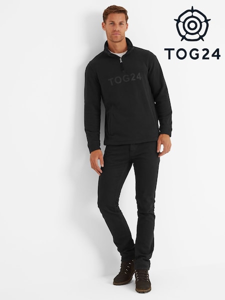 Tog 24 Black Mens Brandon Quarter Zip Fleece (AB6152) | R$ 345