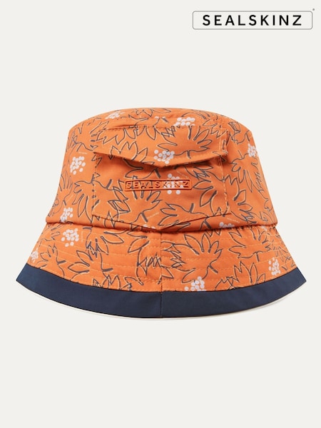 Sealskinz Orange Reversible Seething Waterproof Lightweight Bucket Hat (AB6160) | 52 €