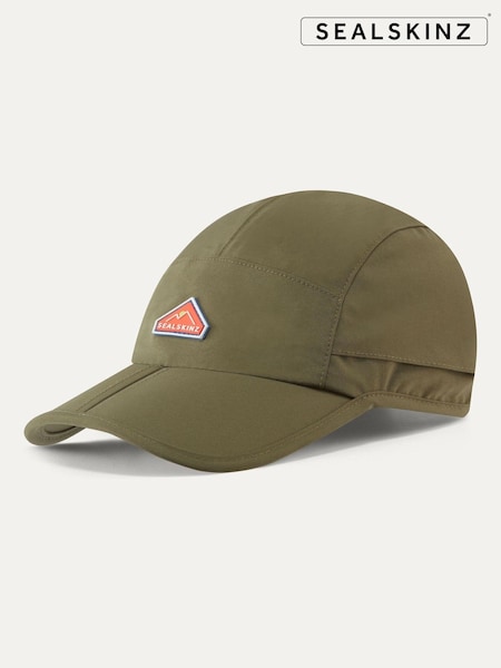 Verde - Sealskinz Poringland Waterproof Foldable Peak Plain Hiking Cap (AB6167) | 50 €