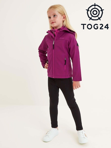 Tog 24 Purple Koroma Softshell Hooded Jacket (AB6172) | ₪176
