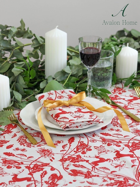 Avalon Home Stag 100% Cotton Tablecloth (AB6203) | NT$3,920