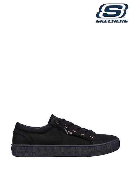 Skechers Black Chrome Bobs Extra Cute Womens Trainers (AB6396) | €63