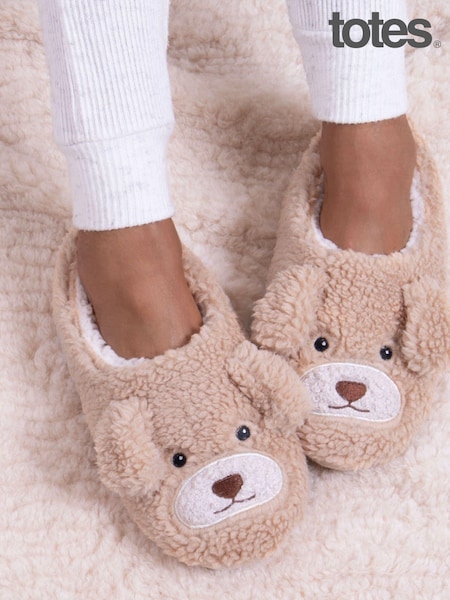 Totes Ladies Novelty Dog Winter Slippers (AB6408) | 135 LEI