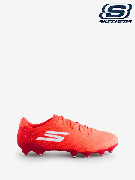Skechers Red Adult Mens Soft Ground Football Boots (AB6435) | €119