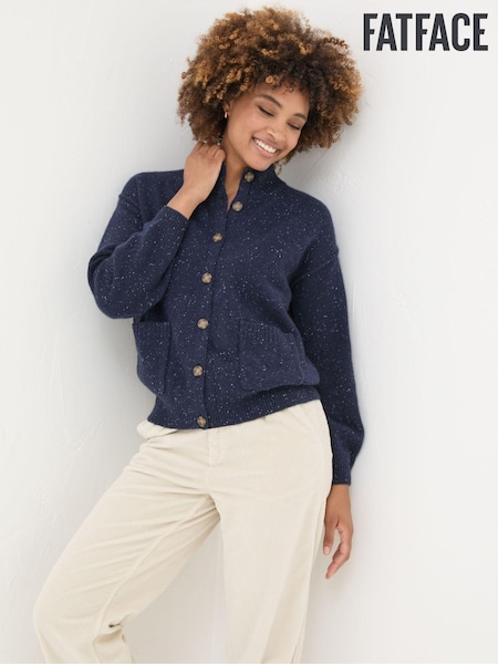 FatFace Navy Lyanna Cardigan (AB6440) | €46
