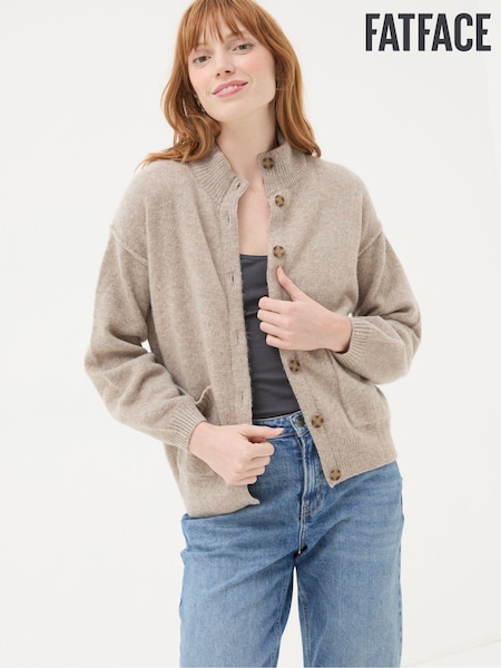 FatFace Oatmeal Lyanna Cardigan (AB6441) | €46