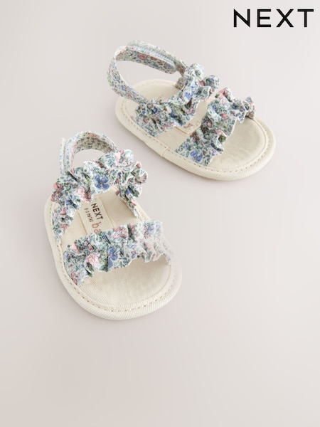 פרחוני צבעוני - Baby Sandals (0-24mths) (AB6497) | ‏46‏₪