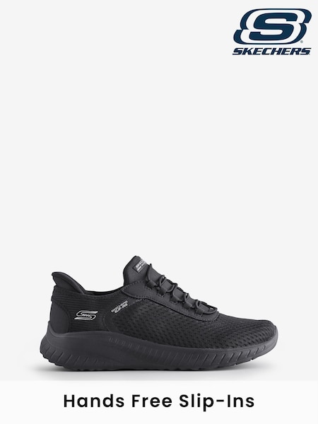 Negro oscuro - Skechers Slip-Ins: BOBS Sport Squad Chaos Trainers (AB6726) | 98 €