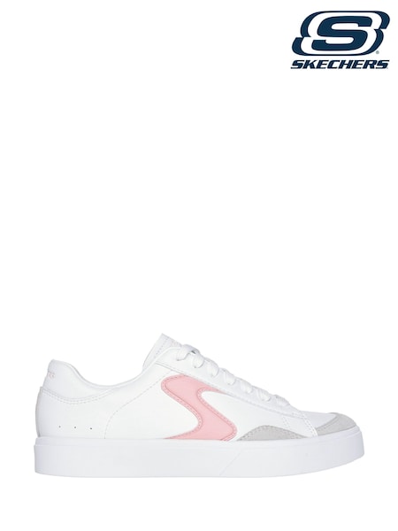 Skechers White Ecru Womens Eden LX  Trainers (AB6831) | $112