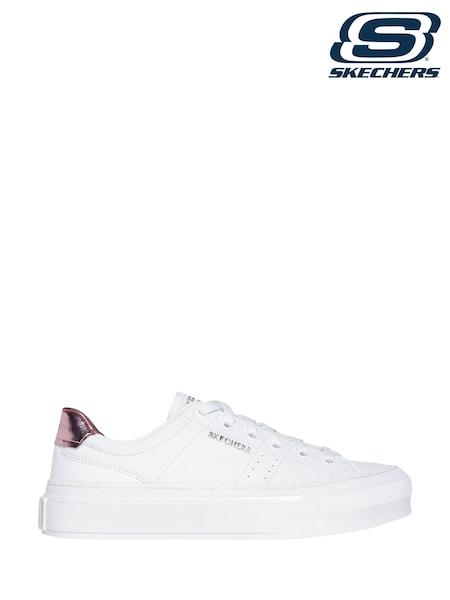 Skechers White/Pink Selene Sophisticated Style Trainers (AB6850) | $138
