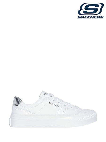 Skechers White/Silver Selene Sophisticated Style Trainers (AB6854) | $129