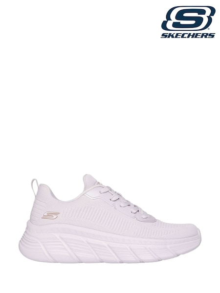 Valkoinen - Skechers Naisten Bobs B Flex Hi Flying Trainers (AB6864) | €93