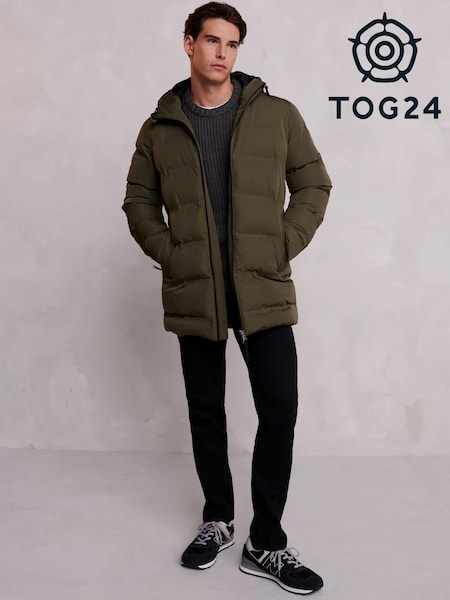 Tog 24 Green Mens Brinkley Waterproof Hooded Parka (AB6870) | €157