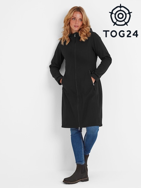 Tog 24 Black Womens Enya Softshell Long Jacket (AB6883) | €134