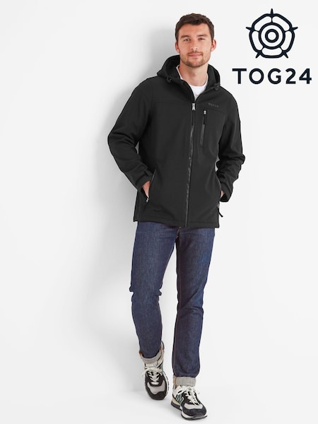 Tog 24 Black Mens Retner Softshell Hooded Jacket (AB6887) | R$ 790