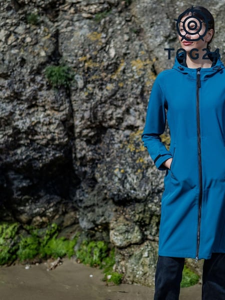 Tog 24 Blue Womens Enya Softshell Long Jacket (AB6889) | €134