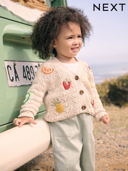 Režná - 100% Cotton Crochet Cardigan (3mths-7yrs) (AB6929) | 720 Kč - 875 Kč